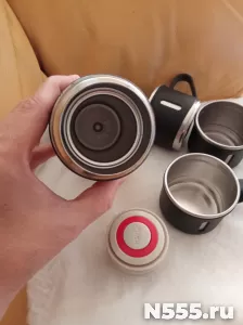 Термос Hot&Gold 500ml./шапочка и очки для плавания